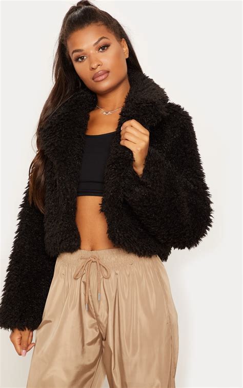 Faux Fur Cropped Jacket 